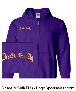 purple and gold hoodie Design Zoom